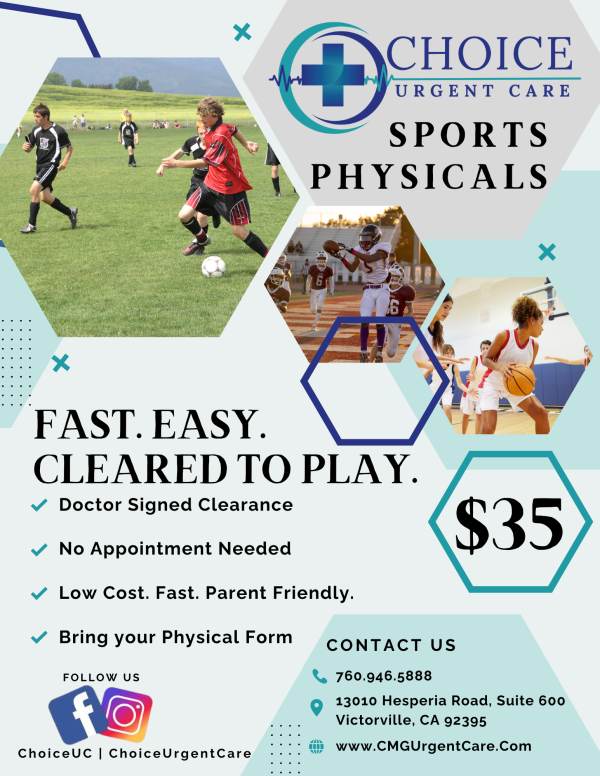 Choice UC Sports Physical Idea